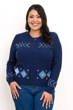 Load image into Gallery viewer, Olivia Sweater Indigo

