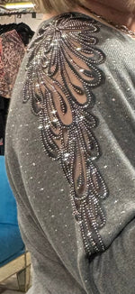 Load image into Gallery viewer, Embellished Sleeve Top
