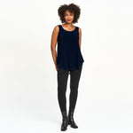 Load image into Gallery viewer, Scoop Neck Smile Hem Tank
