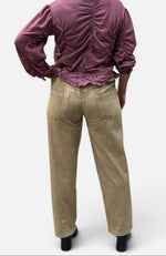 Load image into Gallery viewer, Floral Tea Dyed Jeans
