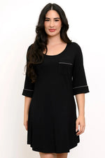 Load image into Gallery viewer, Starlight Sleepshirt | Black
