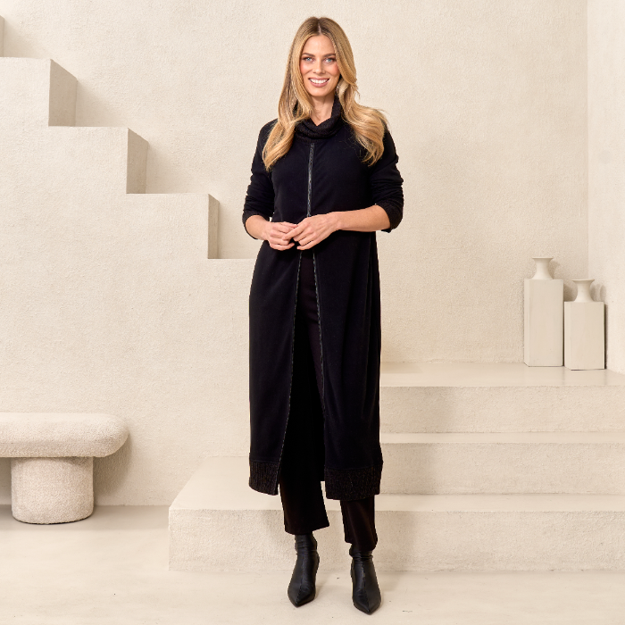 Cozy Reverse Zip Maxi