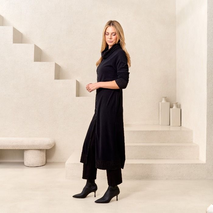 Cozy Reverse Zip Maxi