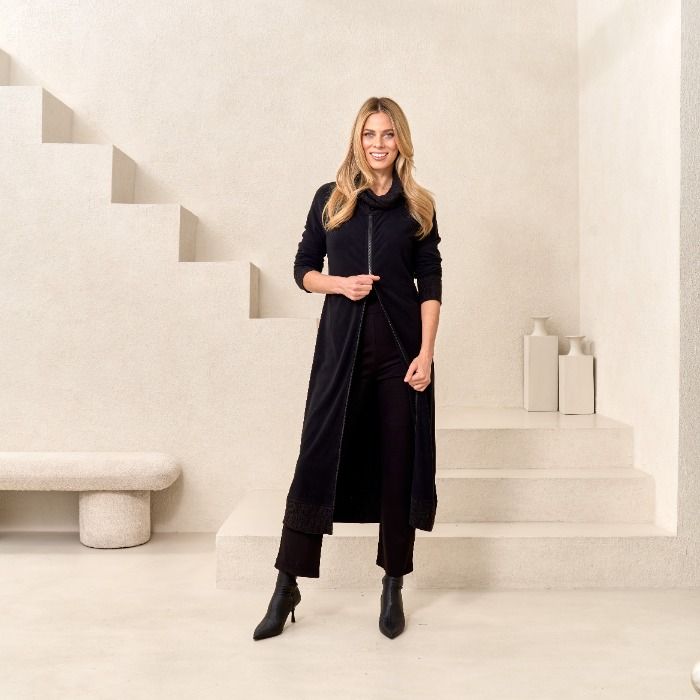 Cozy Reverse Zip Maxi