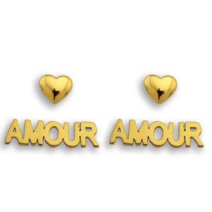 Amour & Heart Earrings