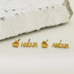 Amour & Heart Earrings