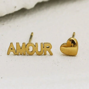 Amour & Heart Earrings
