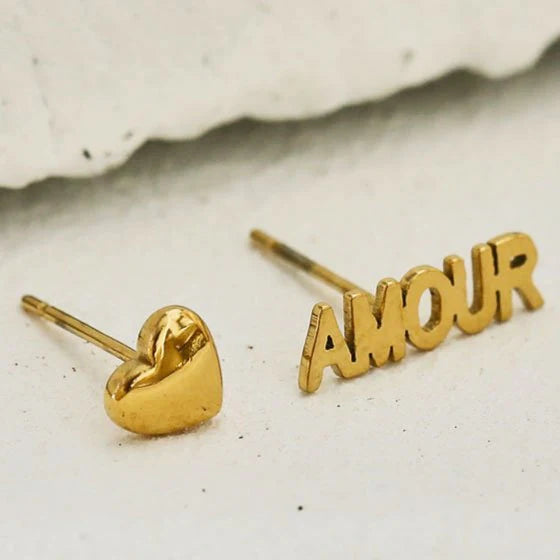 Amour & Heart Earrings