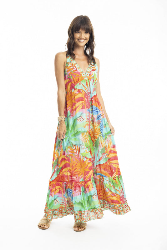 Alisa Strappy Maxi Dress