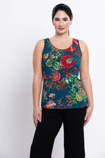 Load image into Gallery viewer, Avalon Tank | Teal Fantasy
