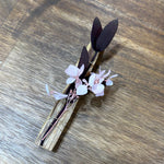 Load image into Gallery viewer, Decorative Palo Santo Sticks with dried flowers flowers wrapped in gold wire.
