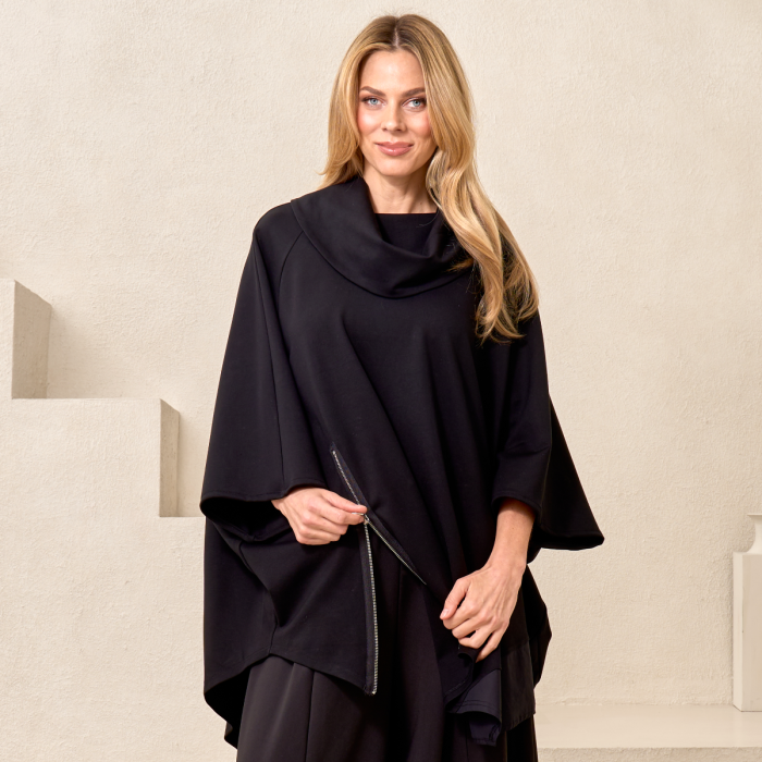 Bottom Zip Poncho