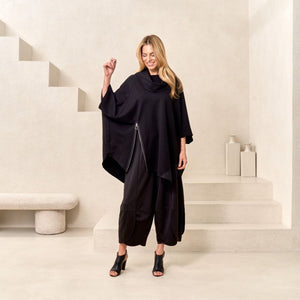 Bottom Zip Poncho