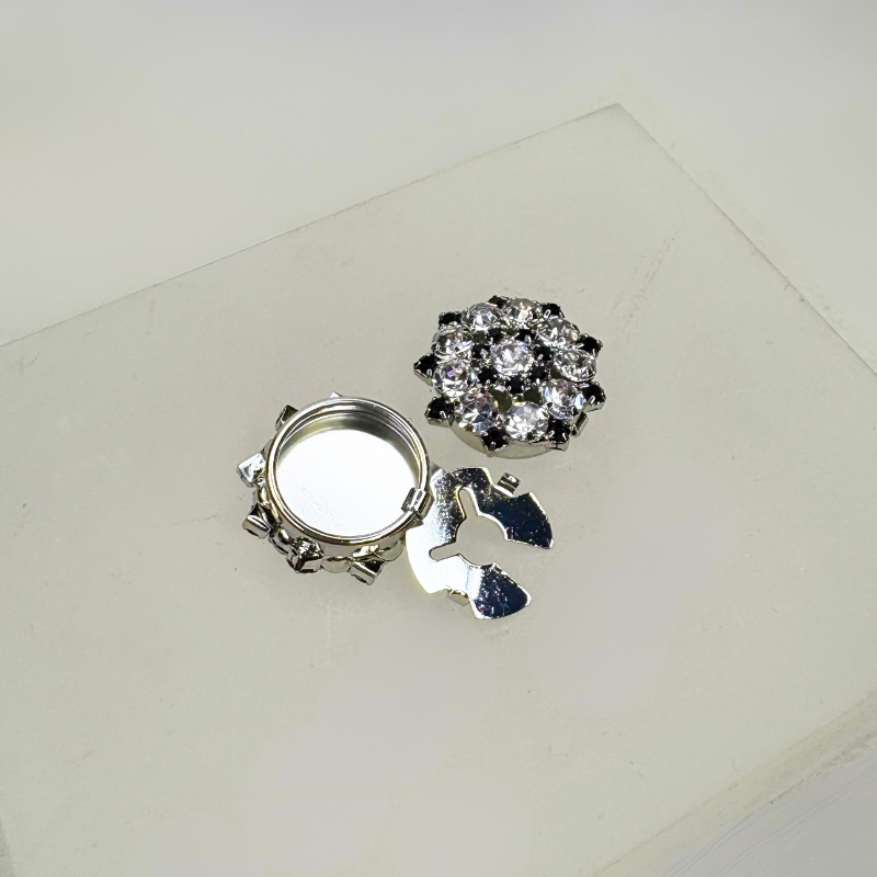 Rhinestone Cluster Button Covers