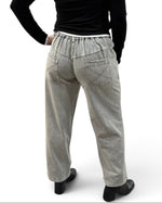 Load image into Gallery viewer, Patchwork Grey Jeans

