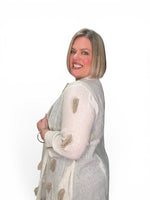 Load image into Gallery viewer, Linen Jacket with Polka
