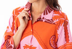 Load image into Gallery viewer, Celeste Orange Shirt Dress
