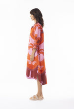 Load image into Gallery viewer, Celeste Orange Shirt Dress
