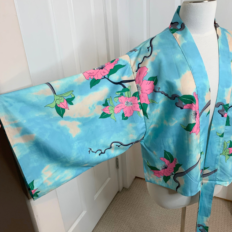 Boho Tie Kimono Short