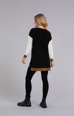 Load image into Gallery viewer, Colour Block Step Hem Tunic Long

