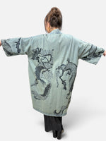 Load image into Gallery viewer, Dragon Denim Kimono
