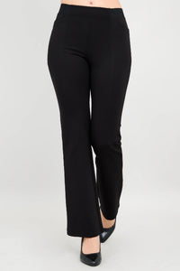 Black pants on a white background
