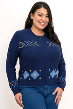 Load image into Gallery viewer, Olivia Sweater Indigo
