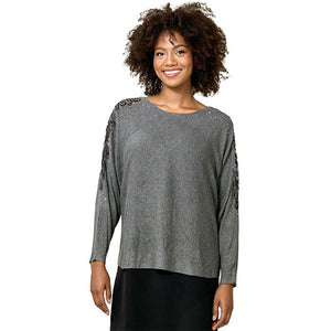 Embellished Sleeve Top