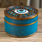 Load image into Gallery viewer, Evil Eye Trinket Box
