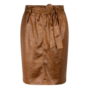 Crinkle Metallic Skirt