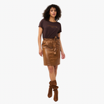 Load image into Gallery viewer, Crinkle Metallic Skirt
