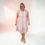 Load image into Gallery viewer, Lilac Eyelet Dress
