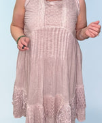 Load image into Gallery viewer, Lilac Eyelet Dress
