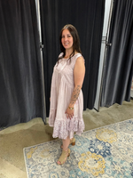 Load image into Gallery viewer, Lilac Eyelet Dress

