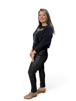 Load image into Gallery viewer, Faux Leather Drawstring Pant
