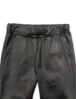 Load image into Gallery viewer, Faux Leather Drawstring Pant
