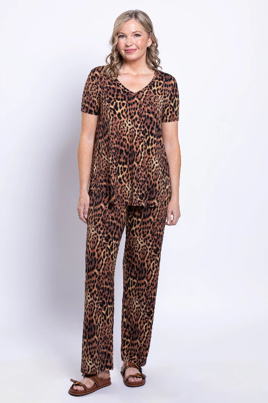 Jackie S/S | Chocolate Leopard