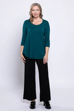 Load image into Gallery viewer, Jazz 3/4 Top | Teal
