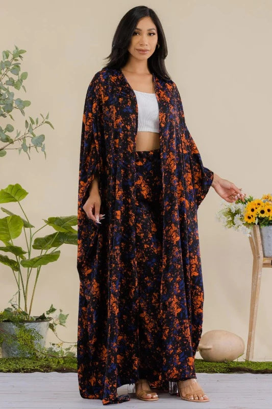 Oversized Maxi Kimono