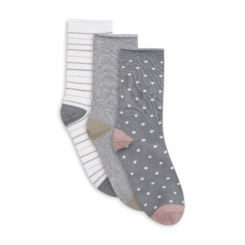 Recycled Powder Crew Sock - 3 Pack