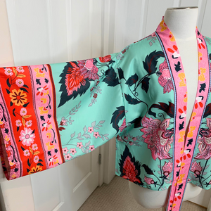 Boho Tie Kimono Short