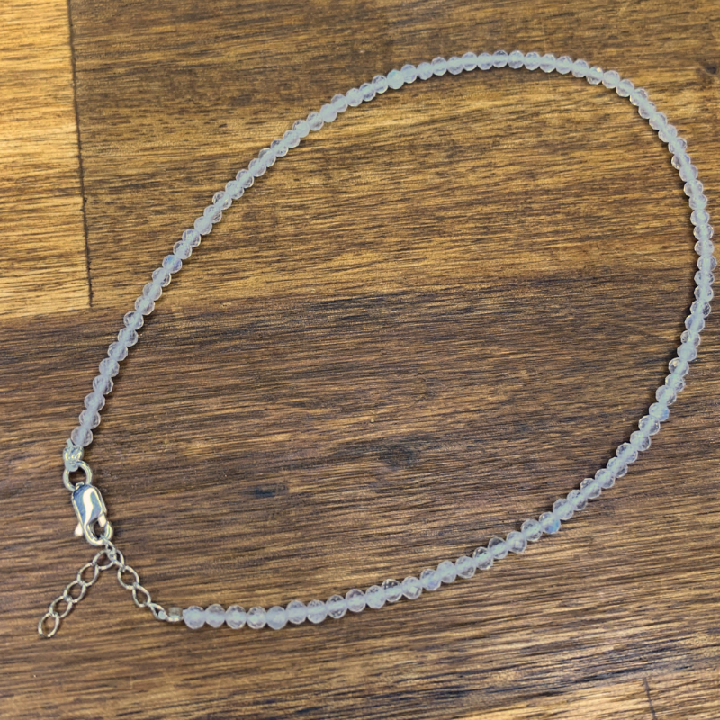 Tiny Sparkling Stone Anklet