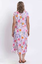 Load image into Gallery viewer, Morgan Dress Pink Bouquet
