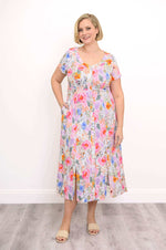 Load image into Gallery viewer, Morgan Dress Pink Bouquet
