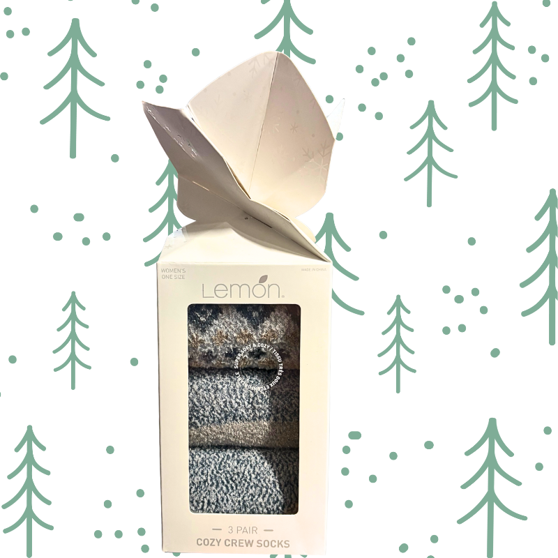 3-Pack Crew Sock Gift Box