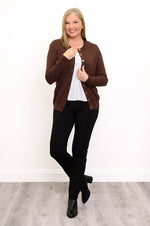 Load image into Gallery viewer, Oakly Cardi | Chocolate
