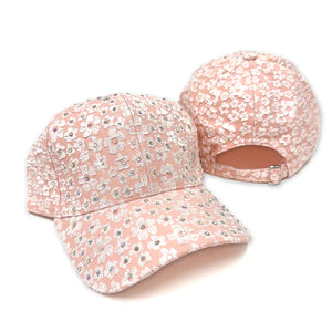 Ball Cap | Blingy Flower