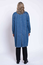 Load image into Gallery viewer, Geraldine Long Jean Jacket
