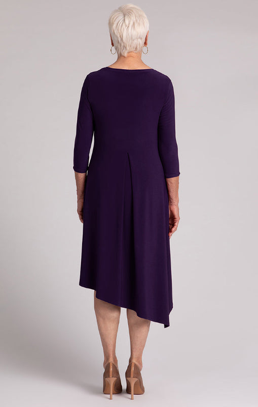 Slant Pocket Dress | Blackberry