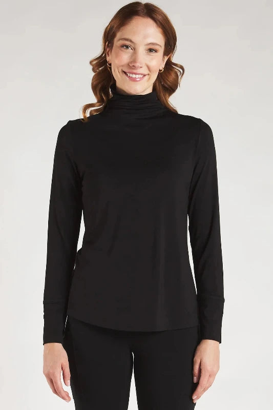 Dalya Funnel-Neck Top
